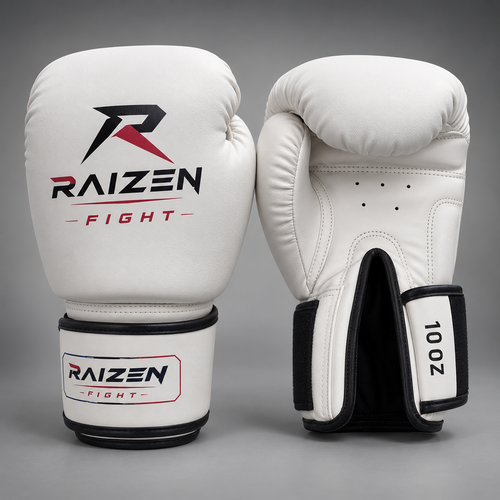 Gants de boxe RAIZEN blanc - vue 2